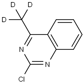 2-chloro-4-(methyl-d3)quinazoline Structure