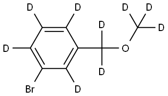 1-bromo-3-((methoxy-d3)methyl-d2)benzene-2,4,5,6-d4 Structure