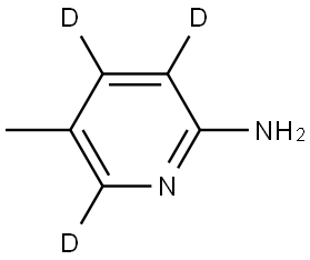 5-methylpyridin-3,4,6-d3-2-amine Structure