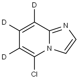5-chloroimidazo[1,2-a]pyridine-6,7,8-d3 Structure