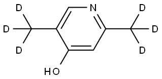 2,5-bis(methyl-d3)pyridin-4-ol Structure