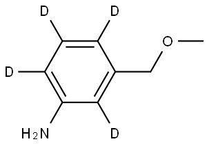 3-(methoxymethyl)benzen-2,4,5,6-d4-amine Structure