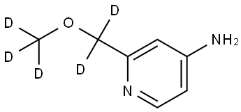 2-((methoxy-d3)methyl-d2)pyridin-4-amine Structure