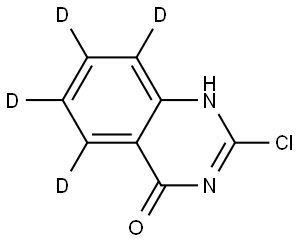 2-chloroquinazolin-5,6,7,8-d4-4-ol Structure