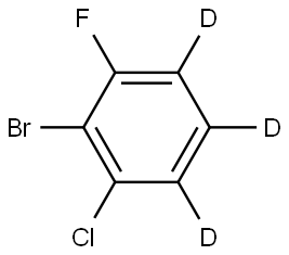 2-bromo-1-chloro-3-fluorobenzene-4,5,6-d3 Structure