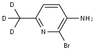 2-bromo-6-(methyl-d3)pyridin-3-amine Structure