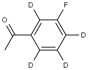1-(3-fluorophenyl-2,4,5,6-d4)ethan-1-one Structure