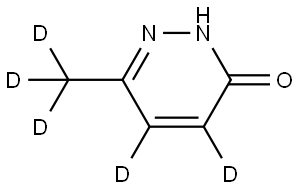 6-(methyl-d3)pyridazin-3(2H)-one-4,5-d2 Structure