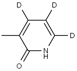 3-methylpyridin-4,5,6-d3-2-ol Structure