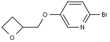 2-bromo-5-(oxetan-2-ylmethoxy)pyridine 구조식 이미지