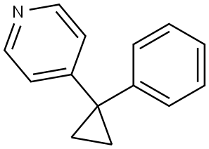 4-(1-Phenylcyclopropyl)pyridine 구조식 이미지