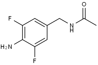 N-(4-amino-3,5-difluorobenzyl)acetamide Structure