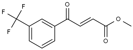 Methyl (2E)-4-oxo-4-[3-(trifluoromethyl)phenyl]-2-butenoate Structure