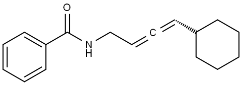 (R)-N-(4-cyclohexylbuta-2,3-dien-1-yl)benzamide Structure