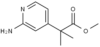 methyl 2-(2-aminopyridin-4-yl)-2-methylpropanoate Structure