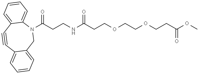 DBCO-NHCO-PEG2-Methyl Ester Structure