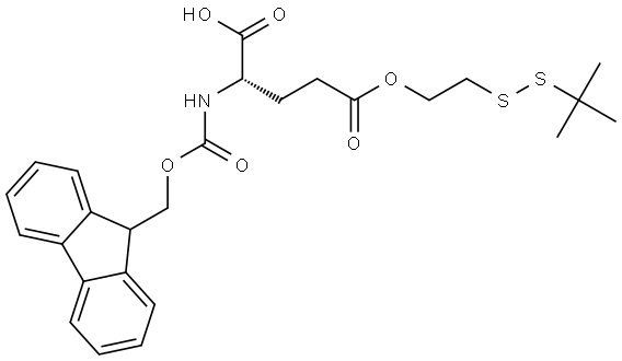 Fmoc-Glu(OTbe)-OH Structure