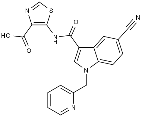 URAT1&XO inhibitor 1 Structure