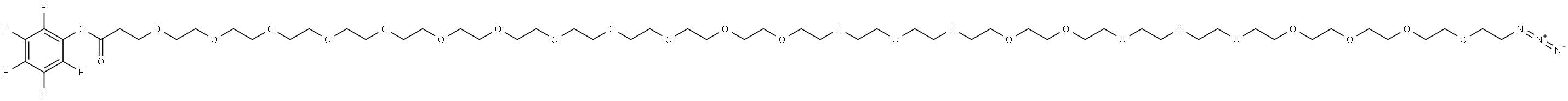 N3-PEG24-CH2CH2COOPFP Structure