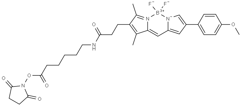 BODIPYTMRNHSester Structure