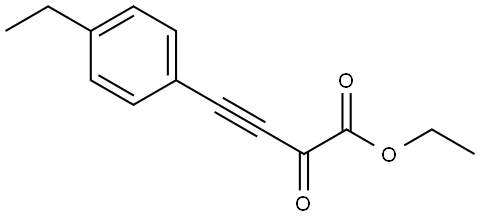 ethyl 4-(4-ethylphenyl)-2-oxobut-3-ynoate Structure