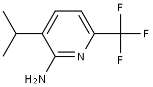 3-Isopropyl-6-(trifluoromethyl)pyridin-2-amine Structure