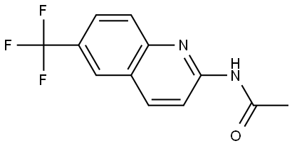 N-(6-(Trifluoromethyl)quinolin-2-yl)acetamide Structure