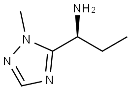 (S)-1-(1-methyl-1H-1,2,4-triazol-5-yl)propan-1-amine Structure