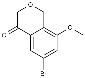 6-bromo-8-methoxyisochroman-4-one Structure