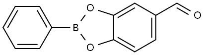 2-Phenyl-1,3,2-benzodioxaborole-5-carboxaldehyde Structure