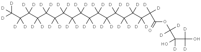 Monostearin-D35 (D 98%), D5 Glycerol Structure