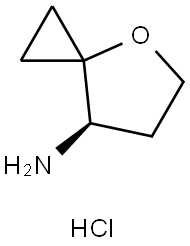 4-Oxaspiro[2.4]heptan-7-amine, hydrochloride (1:1), (7R)- Structure