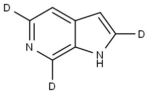 1H-pyrrolo[2,3-c]pyridine-2,5,7-d3 Structure