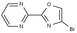 4-bromo-2-(pyrimidin-2-yl)oxazole Structure