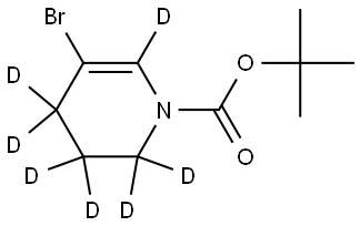 tert-butyl 5-bromo-3,4-dihydropyridine-1(2H)-carboxylate-2,2,3,3,4,4,6-d7 Structure