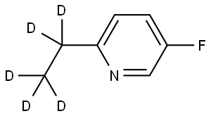 2-(ethyl-d5)-5-fluoropyridine Structure