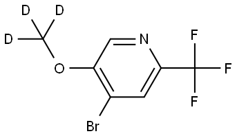 4-bromo-5-(methoxy-d3)-2-(trifluoromethyl)pyridine Structure
