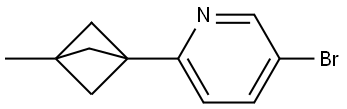 5-bromo-2-(3-methylbicyclo[1.1.1]pentan-1-yl)pyridine Structure