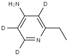 2-ethylpyridin-3,5,6-d3-4-amine Structure
