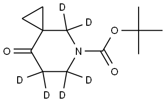 tert-butyl 8-oxo-5-azaspiro[2.5]octane-5-carboxylate-4,4,6,6,7,7-d6 Structure
