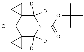 tert-butyl 4-oxo-9-azadispiro[2.1.25.33]decane-9-carboxylate-8,8,10,10-d4 Structure