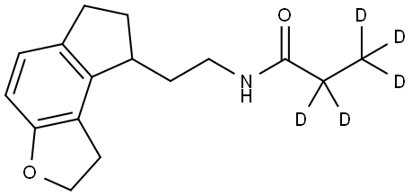 Ramelteon-d5 Structure