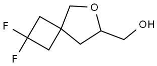 6-Oxaspiro[3.4]octane-7-methanol, 2,2-difluoro- Structure