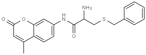 H-DL-Cys(Bzl)-AMC Structure