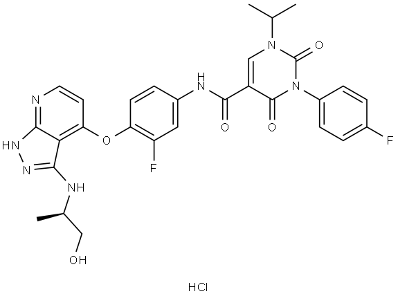 ARRY-00502067.HCl Structure