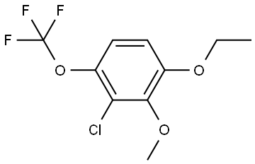 2-Chloro-4-ethoxy-3-methoxy-1-(trifluoromethoxy)benzene Structure