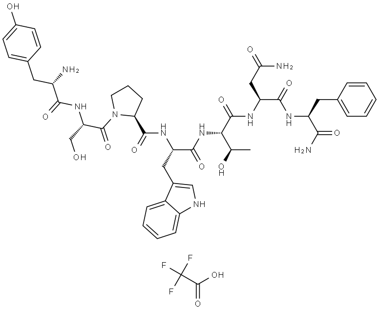 RNAIII-inhibiting peptide Structure