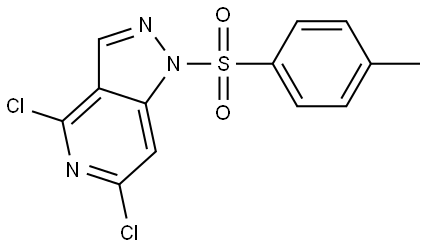 4,6-Dichloro-1-tosyl-1H-pyrazolo[4,3-c]pyridine Structure