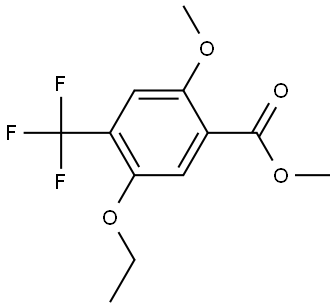 methyl 5-ethoxy-2-methoxy-4-(trifluoromethyl)benzoate Structure