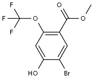 Methyl 5-bromo-4-hydroxy-2-(trifluoromethoxy)benzoate Structure